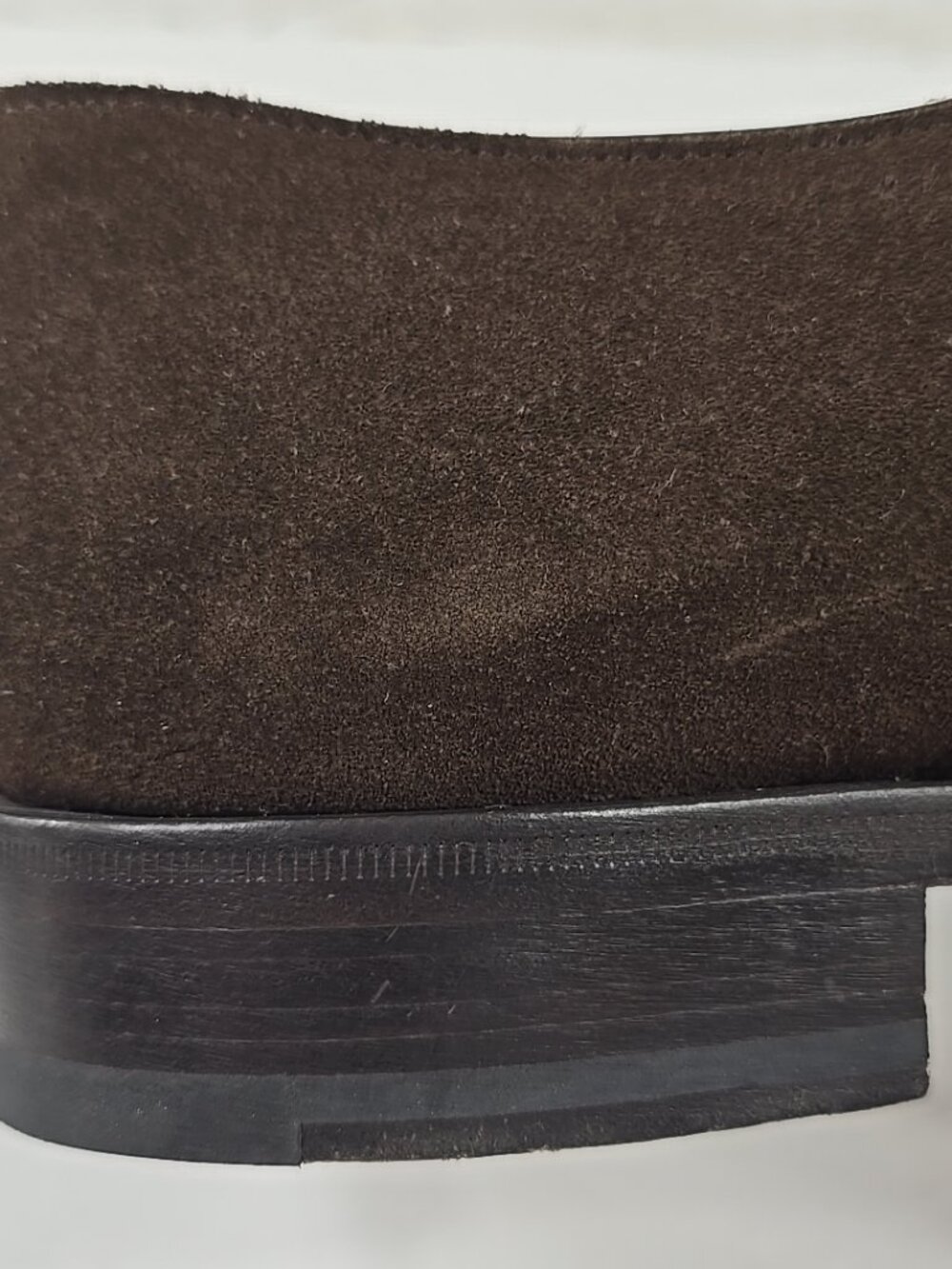 $495 RIDER BOOT CO. By CORTINA DARK BROWN SUEDE MONKS SHOES MEN'S SIZE 10 *VGC* - Picture 5 of 16